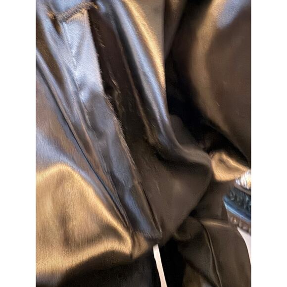 Vintage 80s Chalk Line Mickey Mouse Satin Bomber Jacket Black Large Made in USA - Picture 5 of 12